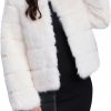 Faux Fur Coat Women’s Jacket Winter Long Sleeve Overcoat Warm