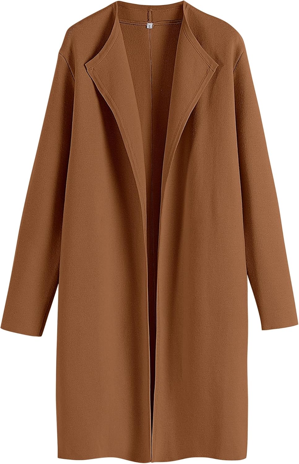 Women's Long Cardigans Sweater 2026 Fall Dressy Casual Lapel Knit Warm Trench Coatigan Oversized Blazer Jacket Coat