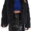 Faux Fur Coat Women’s Jacket Shaggy Outwear Long Sleeve Warm Winter